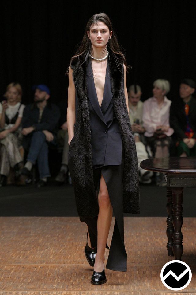 Hodakova, FW26 womenswear, Longline Vest, look 1