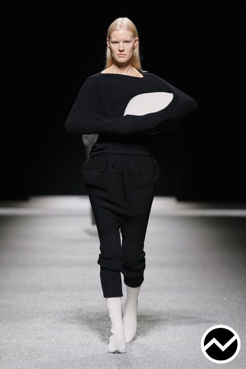 Issey Miyake, FW26 menswear, Ribbed, look 10