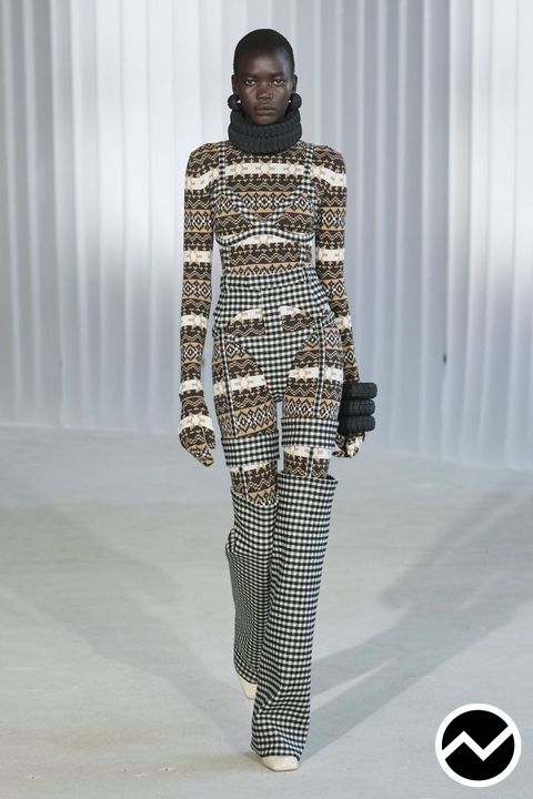 Jean Paul Gaultier, FW26 womenswear, Geometric, look 18