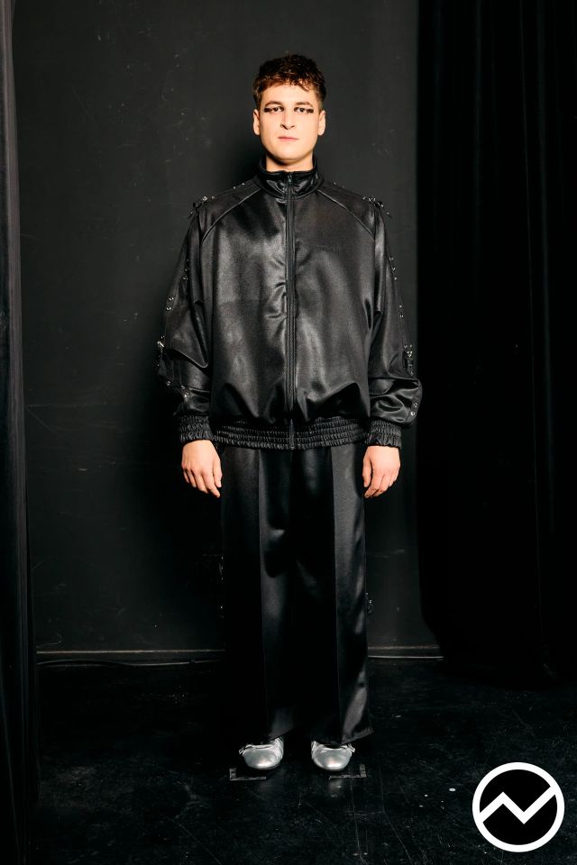 Jeanne Friot, FW26 menswear, Satin, look 39