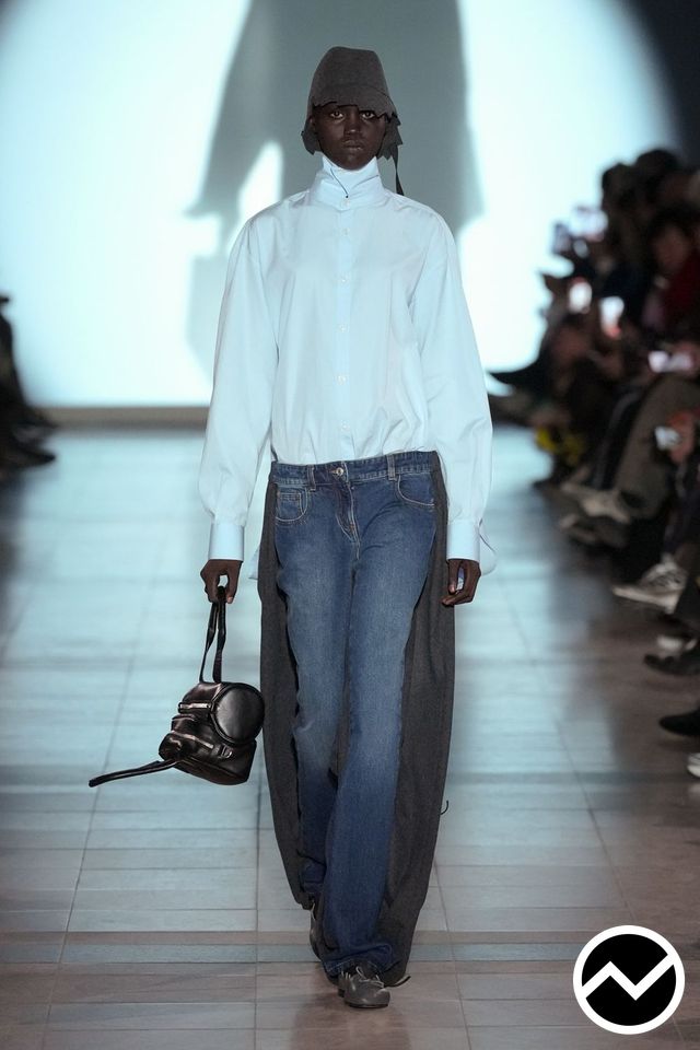 Julie Kegels, FW26 menswear, Baby Blue, look 10