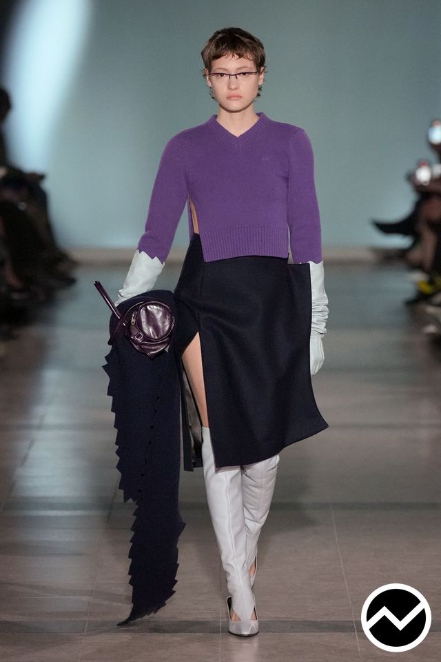 Julie Kegels, FW26 womenswear, Cropped Sweater, look 13