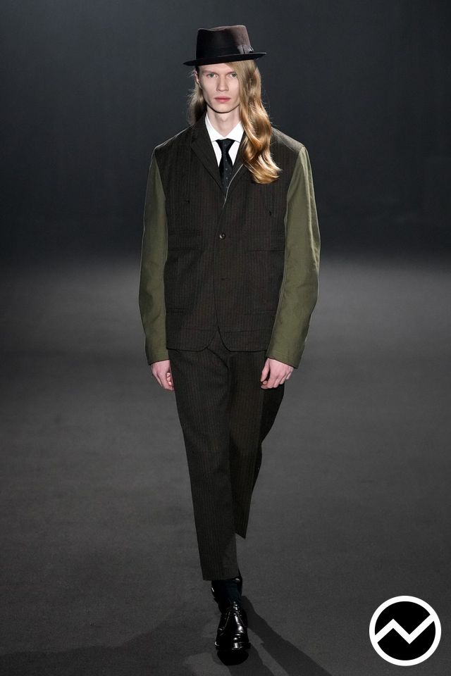 Junya Watanabe, FW26 menswear, Botanical Green, look 37