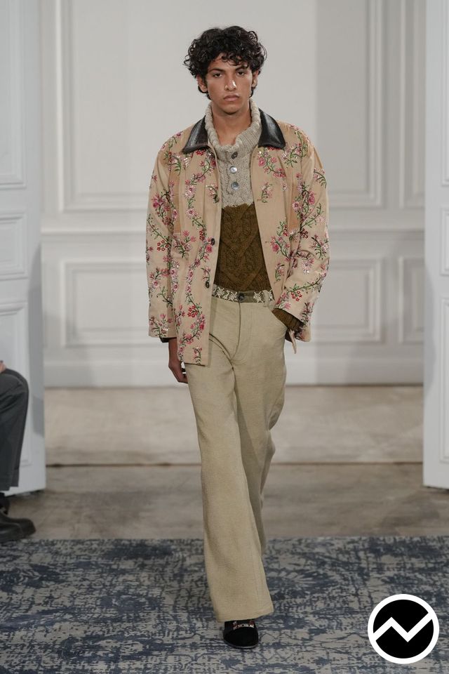 Kartik Research, FW26 menswear, Half Placket Shirts, look 33