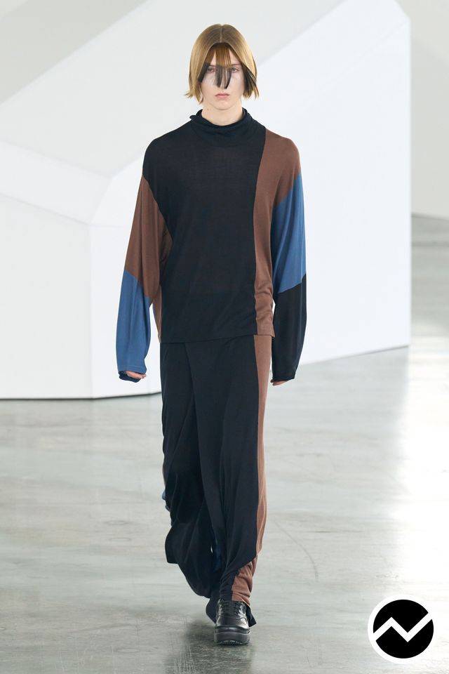 Kiko Kostadinov, FW26 menswear, Mocha, look 29