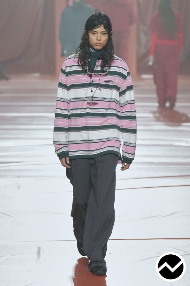 Lacoste, Lacoste FW26 womenswear, look 23