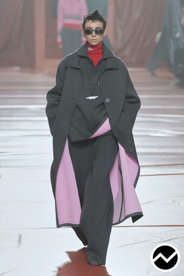 Lacoste, Lacoste FW26 womenswear, look 27