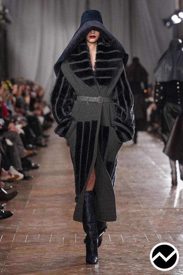 Lanvin, FW26 womenswear, Hooded Coat, look 22