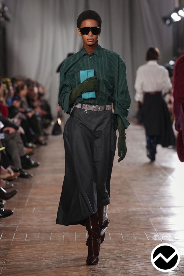 Lanvin, FW26 womenswear, Pine Green, look 33
