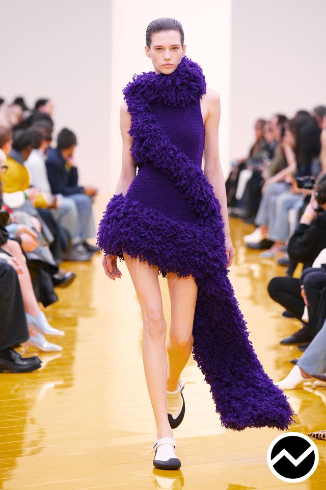 Loewe, FW26 womenswear, Twilight Purple, look 17