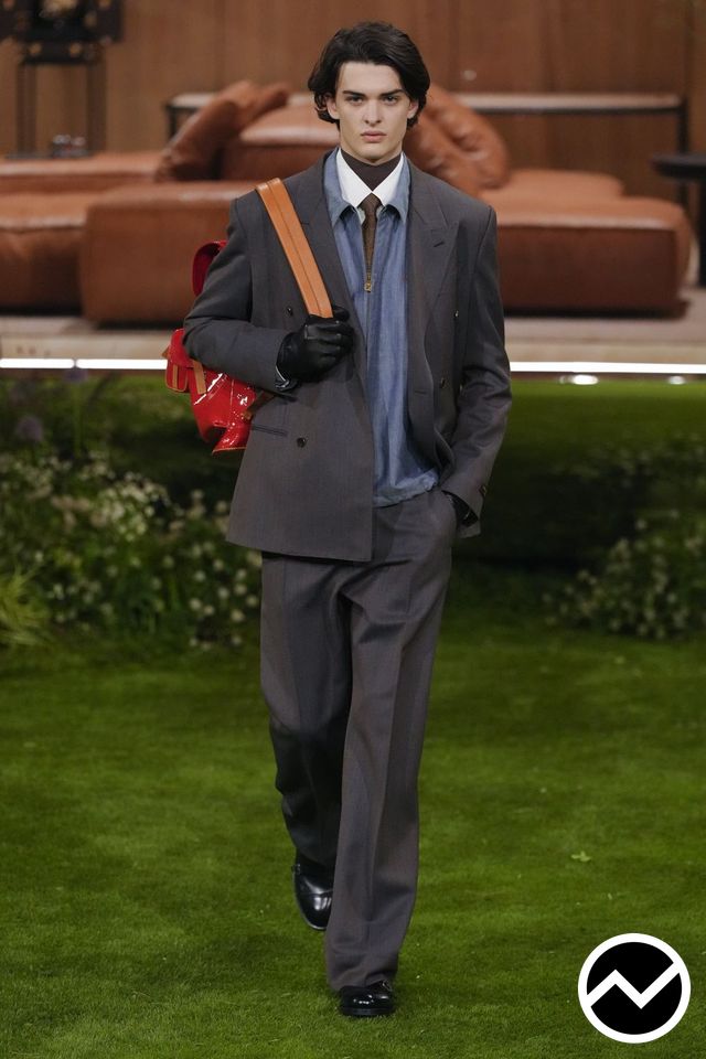 Louis Vuitton, FW26 menswear, Zip Up Shirts, look 35