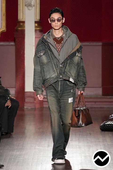 Maison Mihara Yasuhiro, FW26 menswear, Skater Jeans, look 32