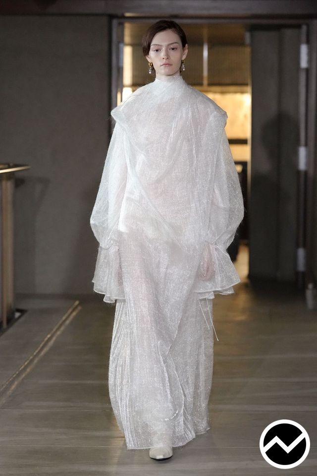 Mame Kurogouchi, FW26 womenswear, Organza, look 37