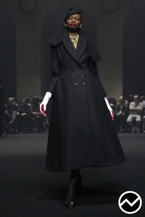 Matières Fécales, FW26 womenswear, Double Breasted Coat, look 4