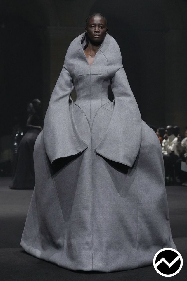 Matières Fécales, FW26 womenswear, Structured Dress, look 53
