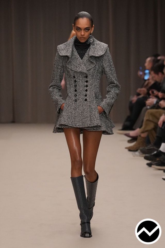 Mcqueen FW26 womenswear, look 1