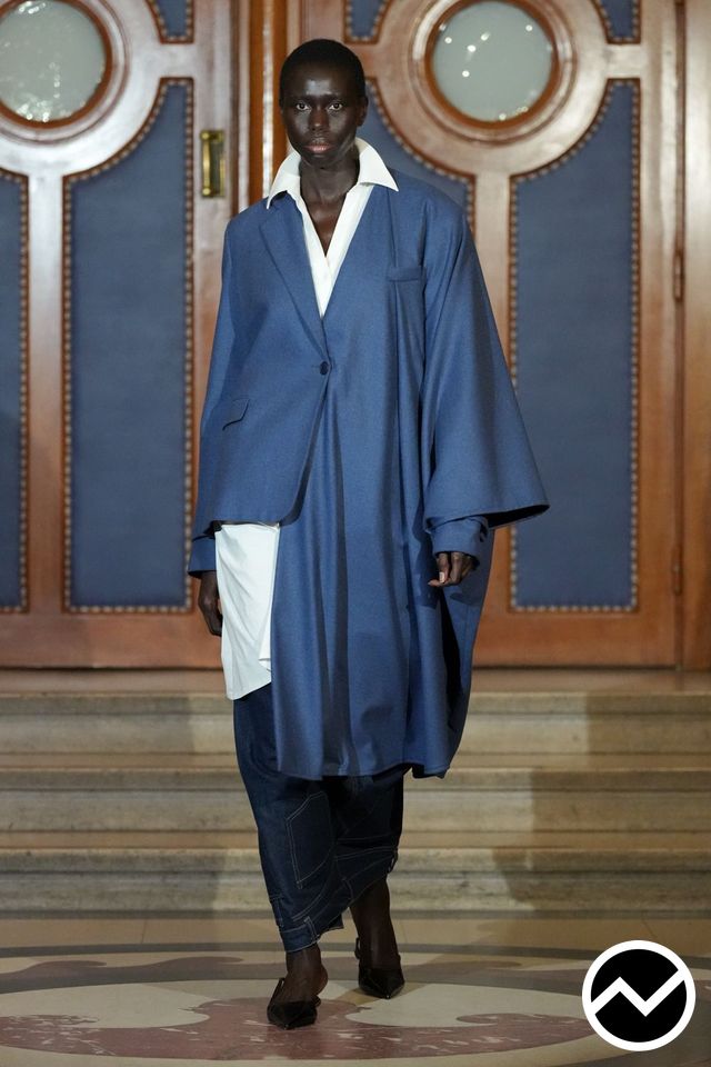 Mossi, FW26 womenswear, Navy, look 23