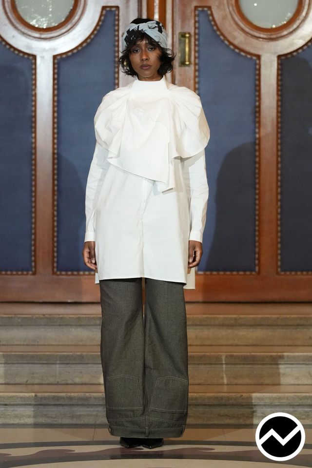 Mossi, FW26 womenswear, Cuffed Pants, look 27