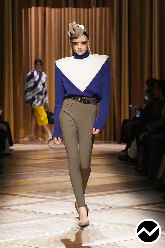 Mugler, FW26 womenswear, High-Rise Pants, look 21