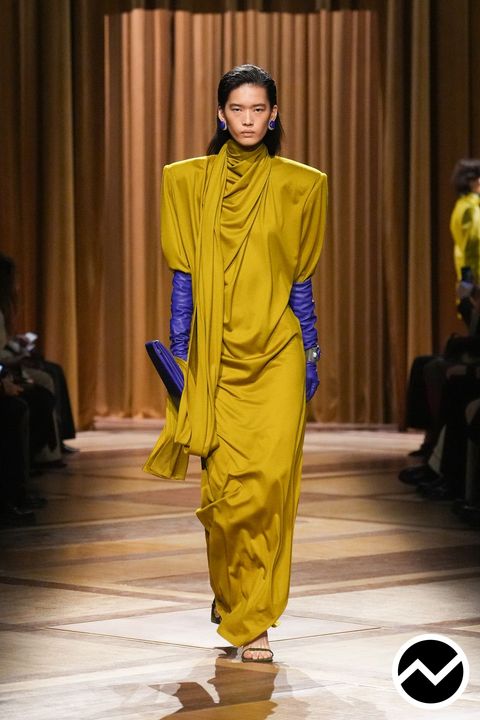 Mugler, FW26 womenswear, Satin, look 40