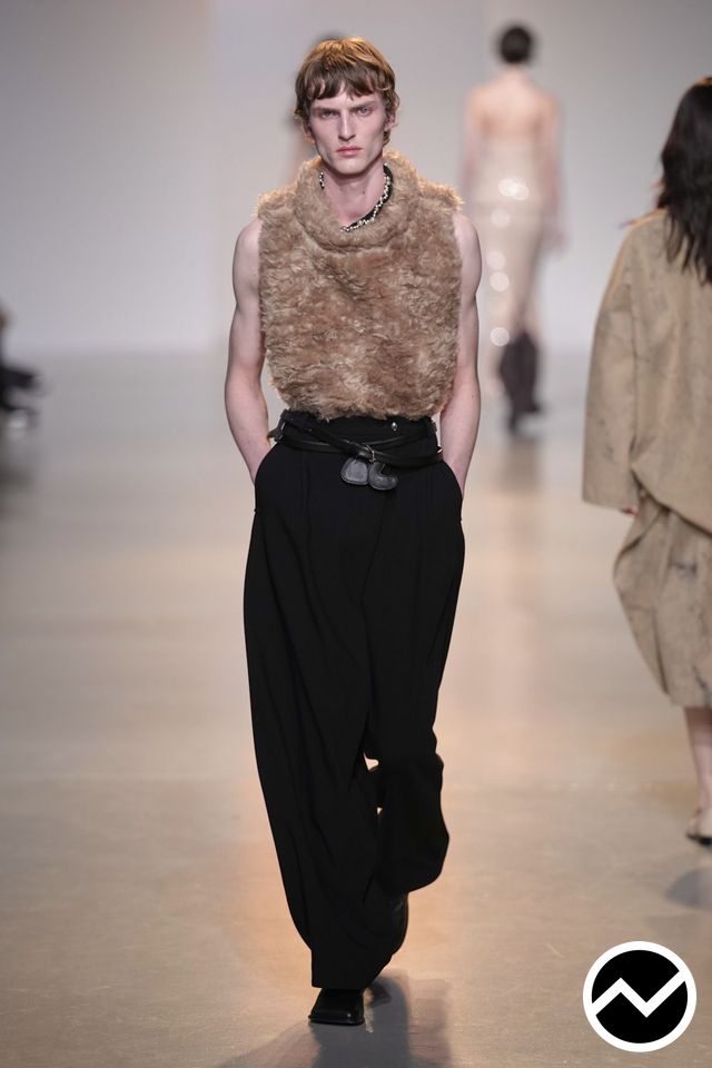 Niccolò Pasqualetti, FW26 menswear, Fur, look 41