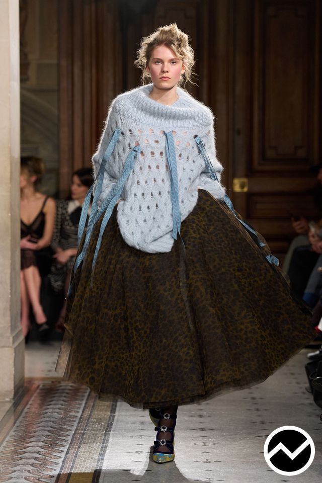 Nina Ricci, FW26 womenswear, Cropped Sweater, look 13