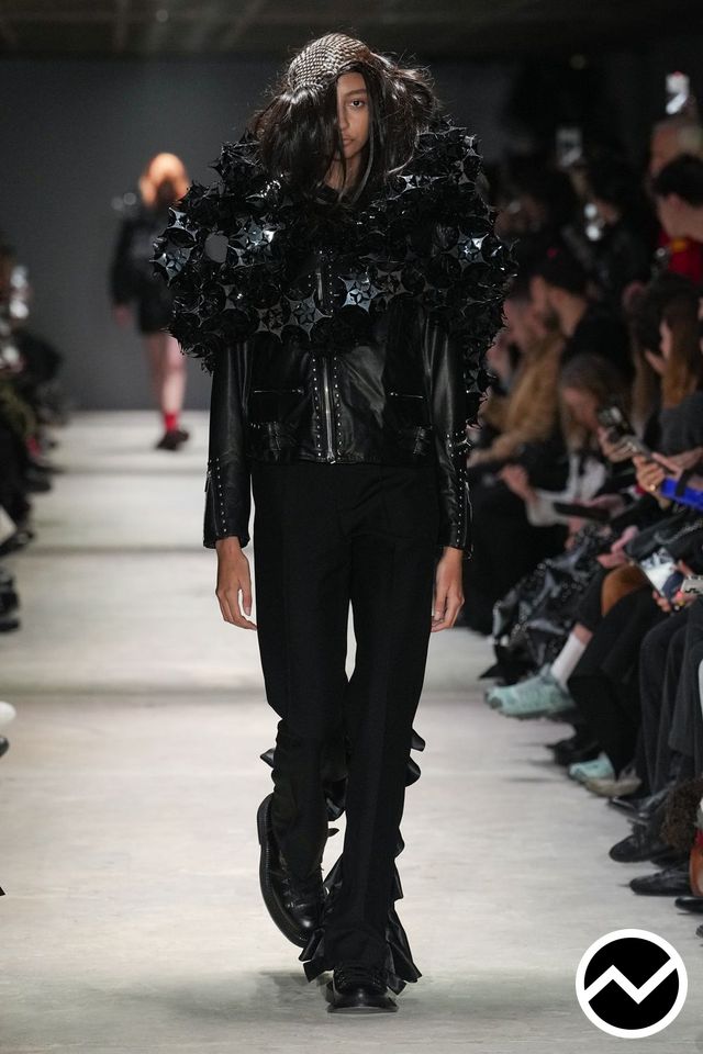 Noir Kei Ninomiya, FW26 menswear, Biker Jacket, look 2
