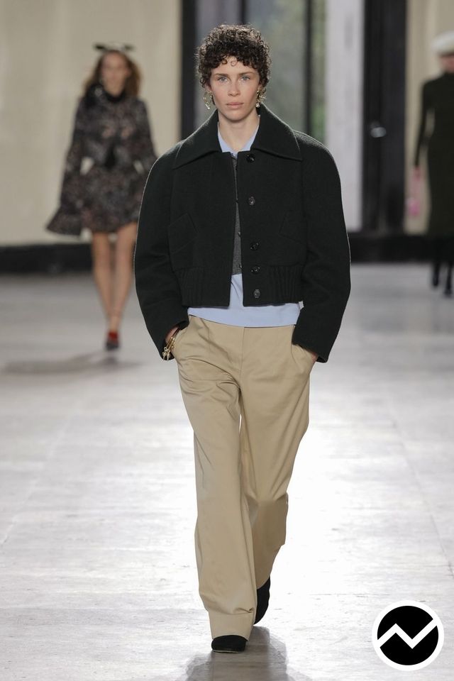 Patou, FW26 womenswear, Cropped Jacket, look 23