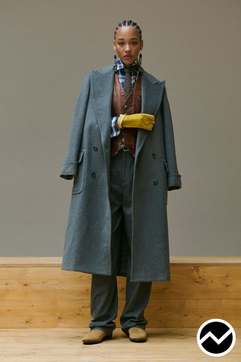 Polo Ralph Lauren, FW26 menswear, Double Breasted Coat, look 20