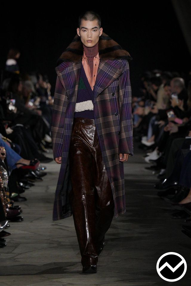 Rabanne, FW26 menswear, Cable Knit, look 16