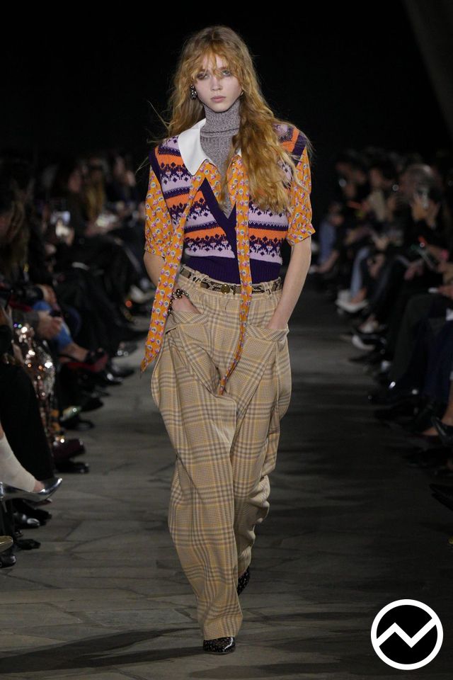 Rabanne, FW26 womenswear, Double Pleated Pants, look 23