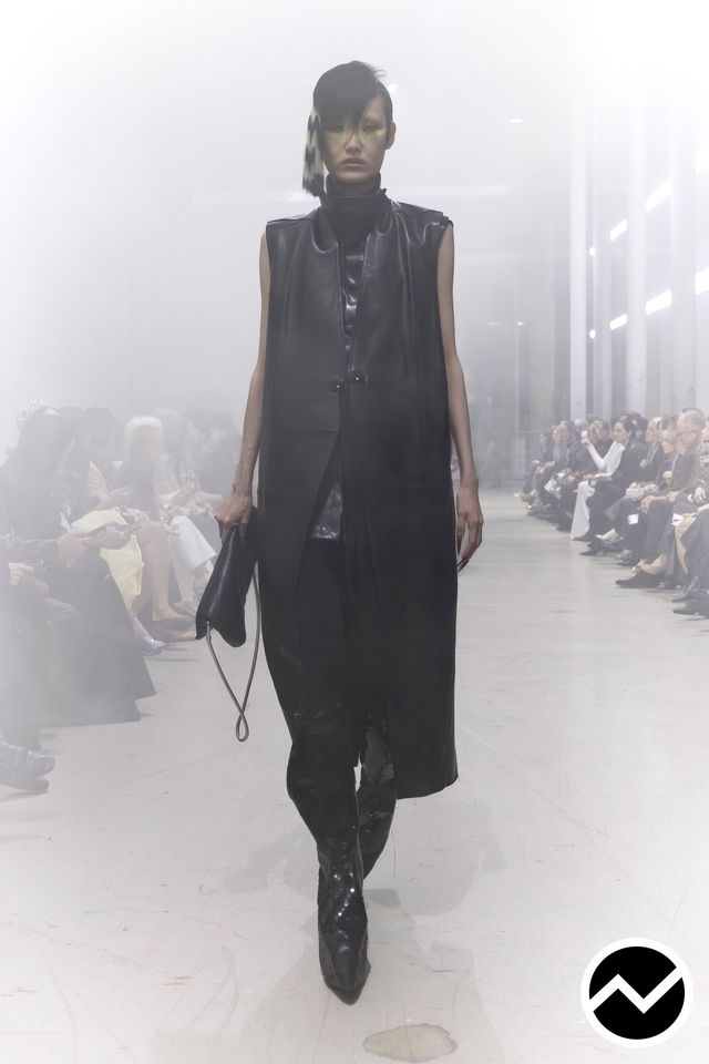 Rick Owens, FW26 womenswear, Longline Vest, look 8
