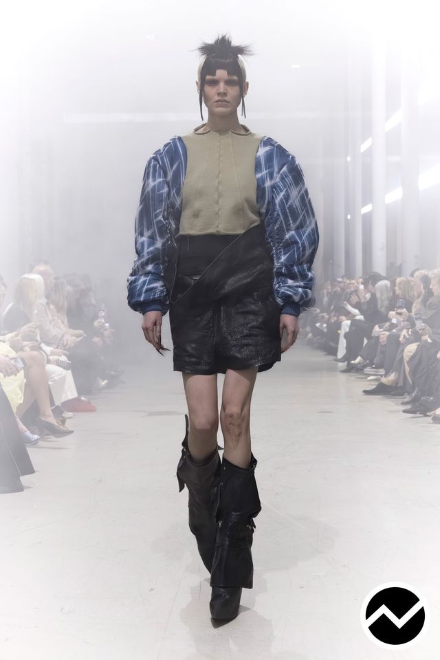 Rick Owens, FW26 womenswear, Balloon Sleeve Shirts, look 37
