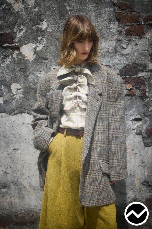 Rory William Docherty, FW26 womenswear, Pussy Bow Blouse, look 25