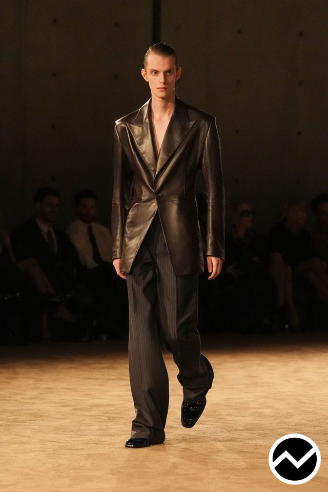 Saint Laurent, FW26 menswear, Longline Jacket, look 11
