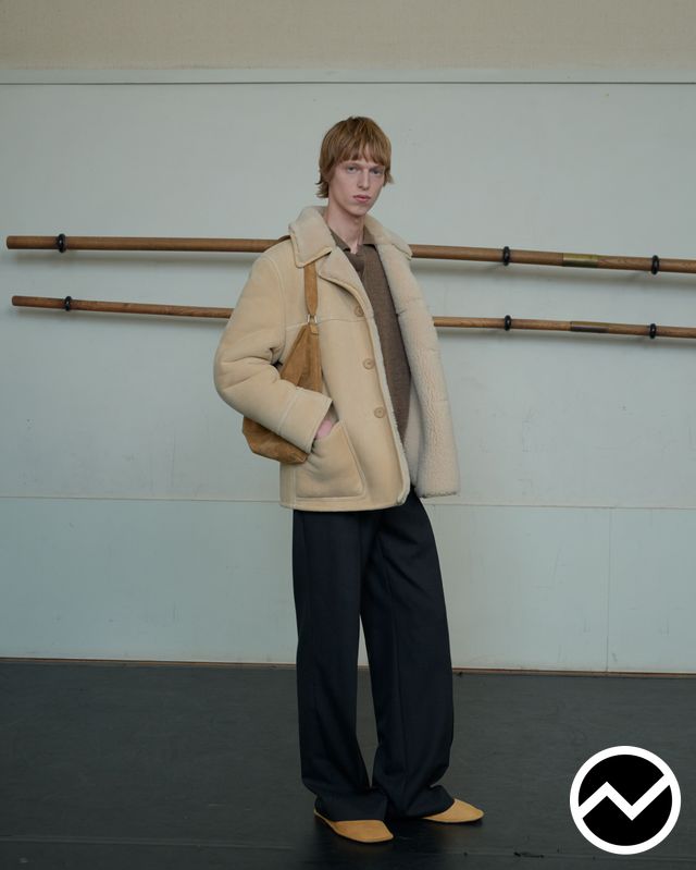 Sandro, FW26 menswear, Baggy Pants, look 8