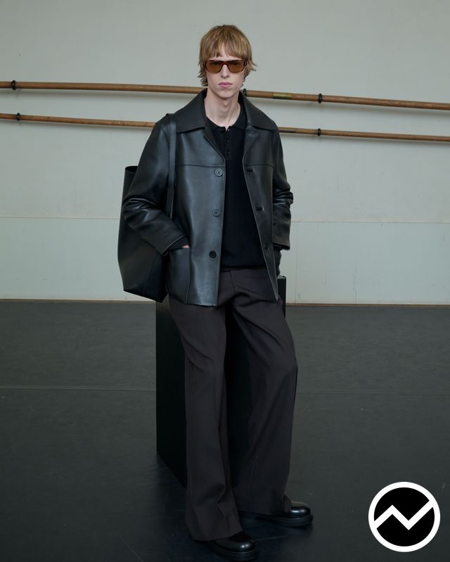 Sandro, FW26 menswear, Wide Leg Pants, look 12