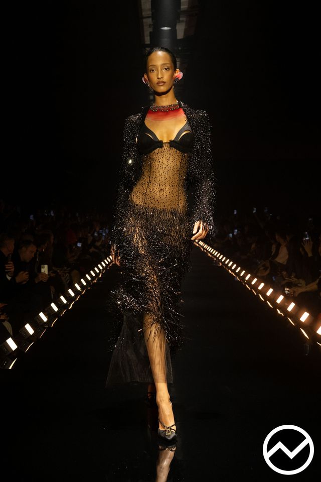 Schiaparelli, FW26 womenswear, Sheer, look 44