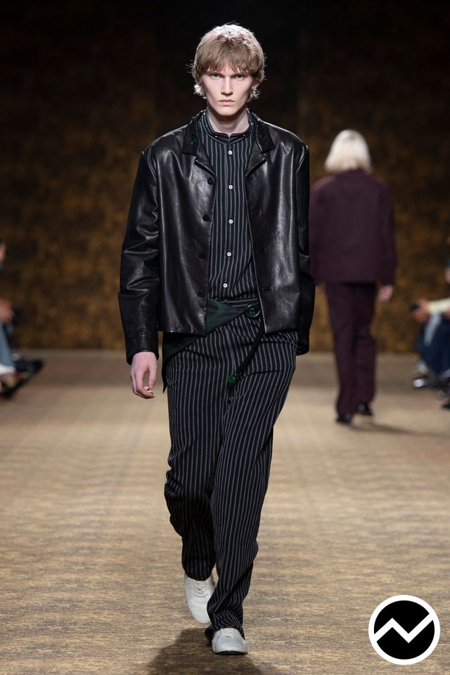 Shiatzy Chen, FW26 menswear, Striped, look 24