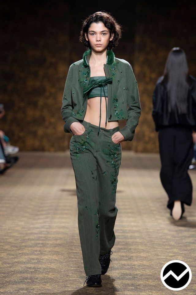 Shiatzy Chen, FW26 womenswear, Cropped Top, look 28