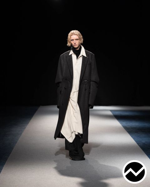 Songzio, FW26 menswear, Maxi Coat, look 18