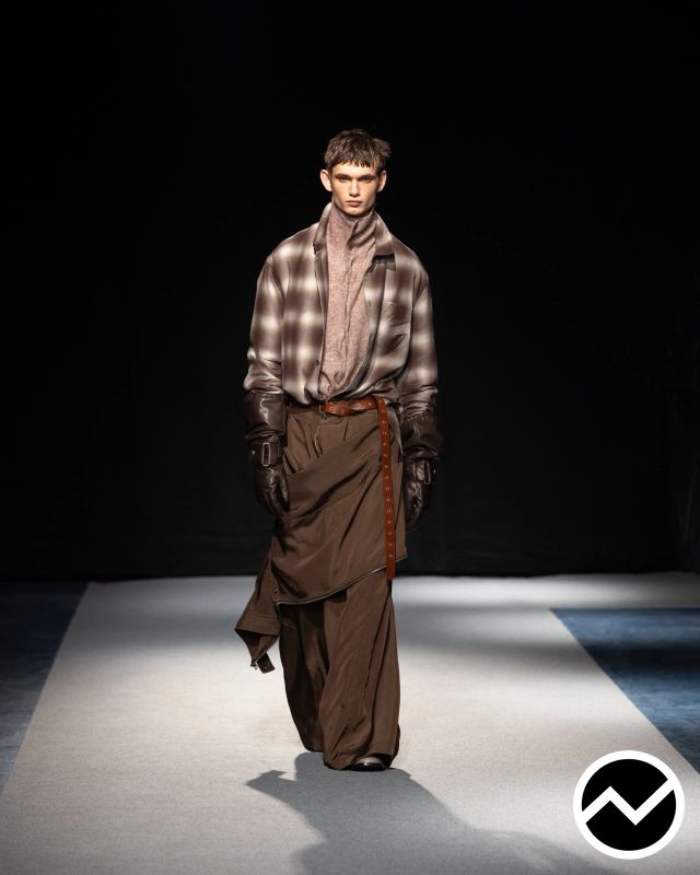 Songzio, FW26 menswear, Beige Twins, look 44
