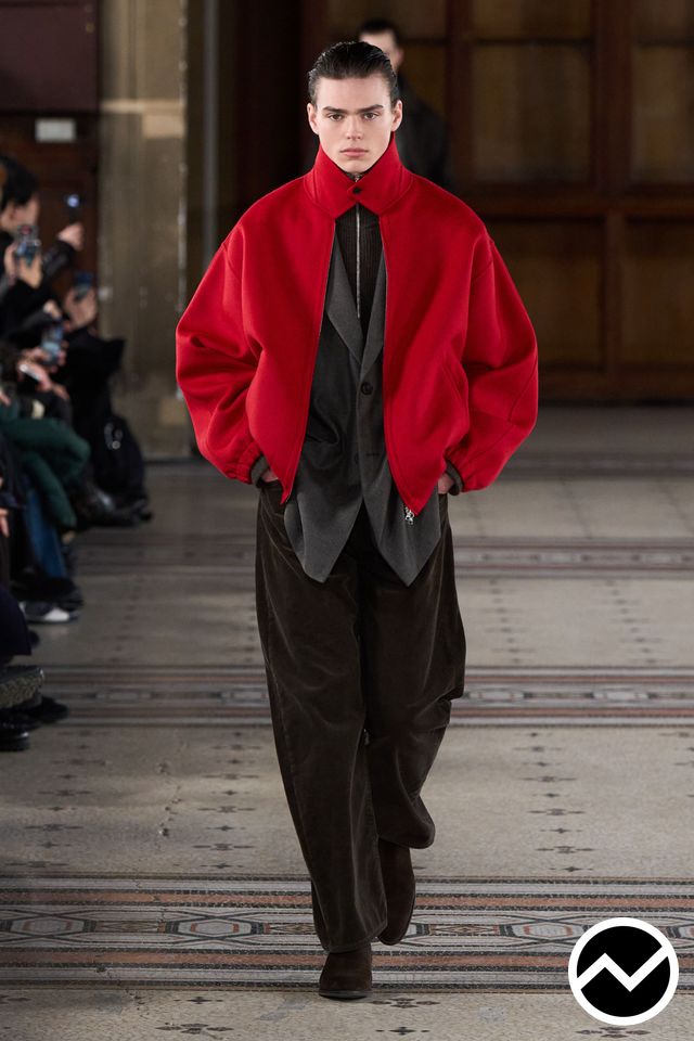 Stein, FW26 menswear, Scarlet, look 10