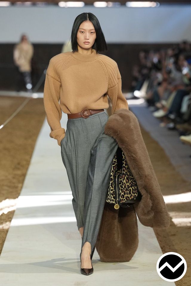 Stella Mccartney, FW26 womenswear, Camel, look 8