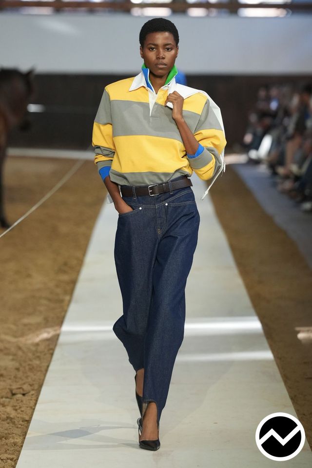Stella Mccartney, FW26 womenswear, Polo Sweatshirt, look 30