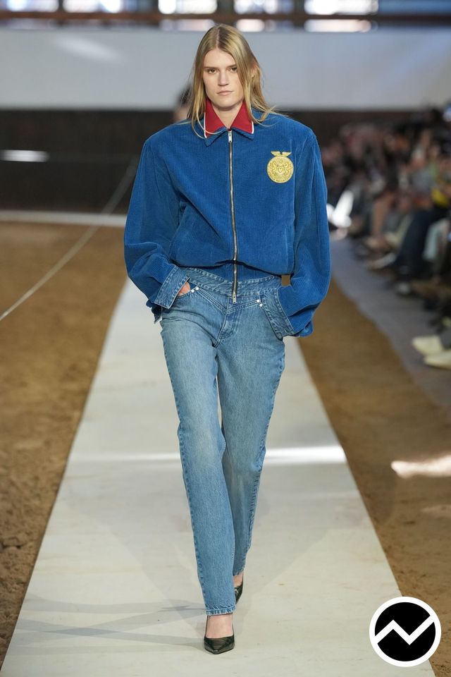 Stella Mccartney, FW26 womenswear, Top Collar Jacket, look 34