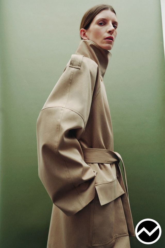 The Frankie Shop, FW26 womenswear, Double Breasted Coat, look 23
