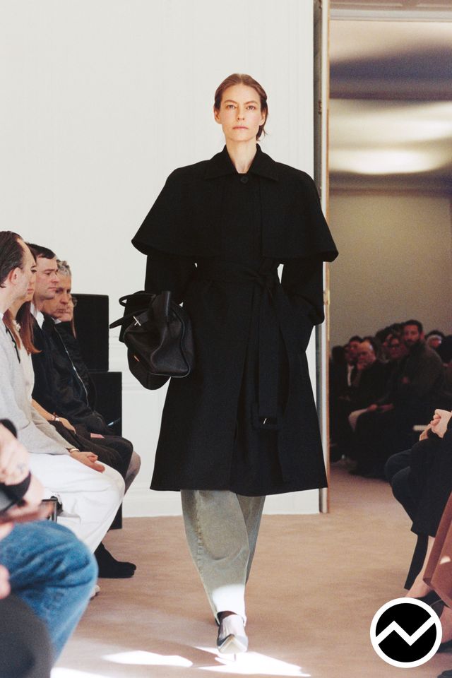 The Row, FW26 womenswear, Top Collar Coat, look 6