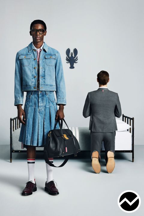 Thom Browne, FW26 menswear, Denim, look 18