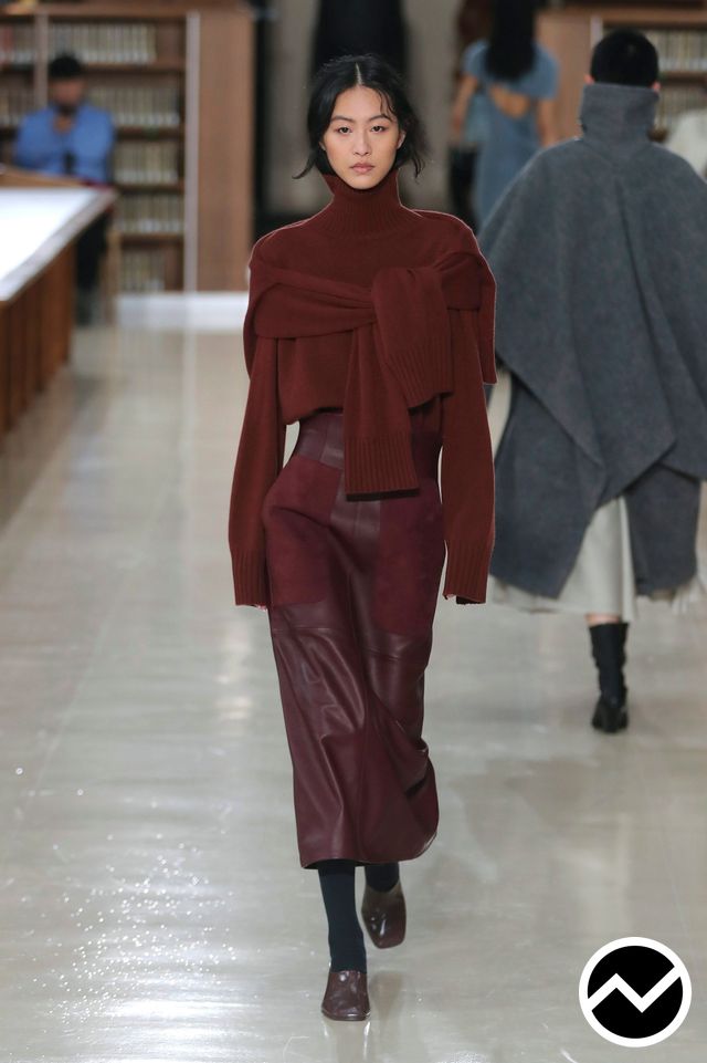 Time, FW26 womenswear, Wine, look 43